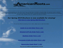 Tablet Screenshot of ouramericanroots.com